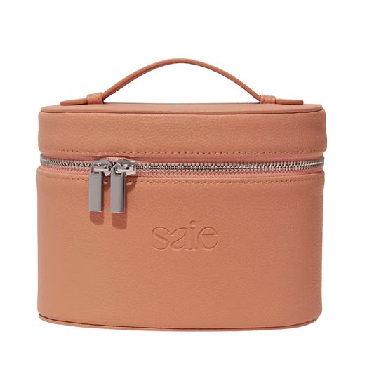 Saie Makeup Case Peach "Empty"